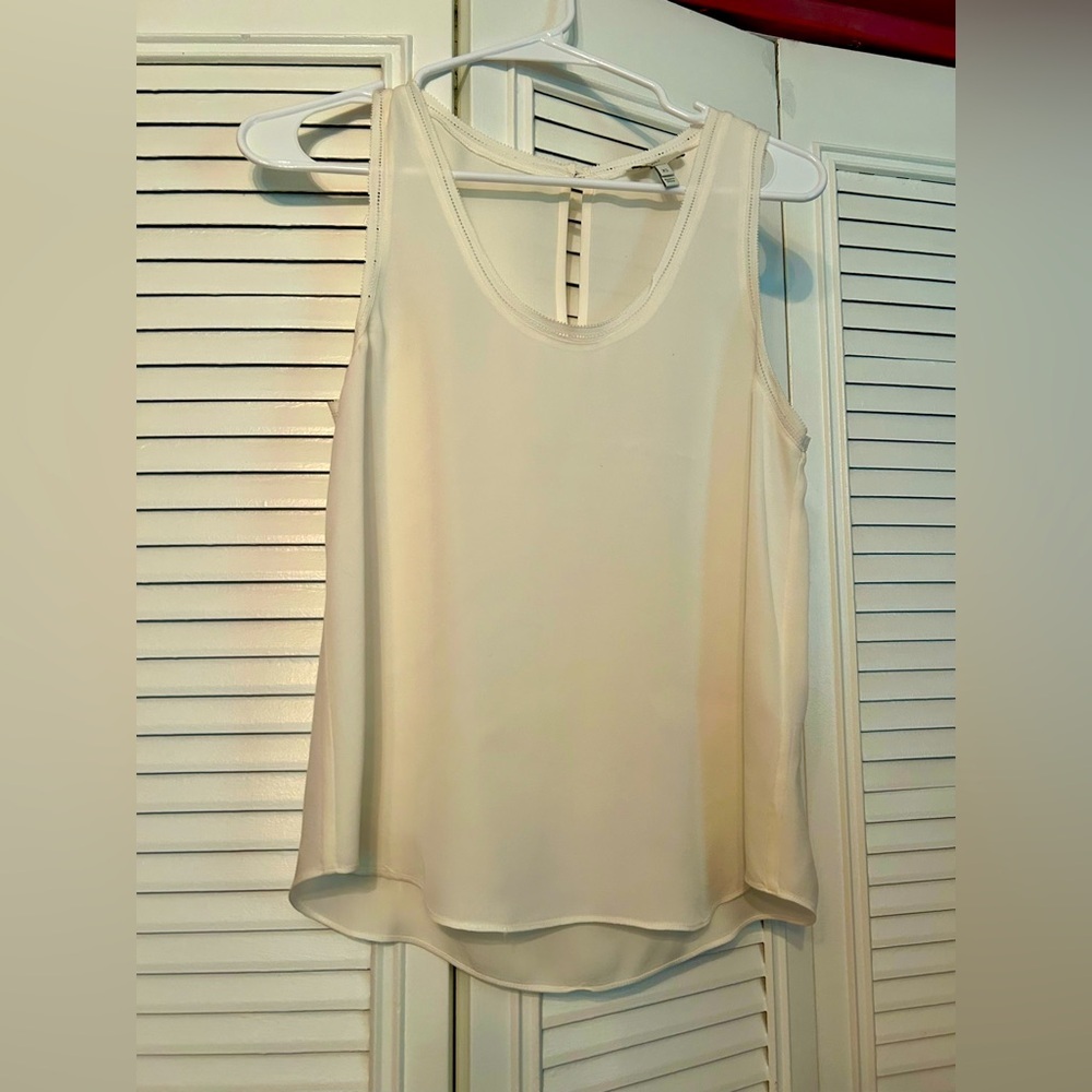 Joie 100% silk ivory cream women’s size XS see through